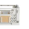 DESIGNSTUFF Slant Collapsible Crate, M, 33x25cm, Grey