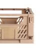 DESIGNSTUFF Slant Collapsible Crate, M, 33x25cm, Tuscany