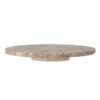 A packshot of Bloomingville Nuni Turntable serving tray made from natural brown marble.