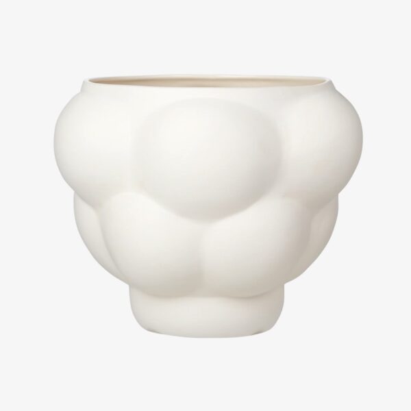 LOUISE ROE Ceramic Balloon Bowl 06, H30cm, Raw White