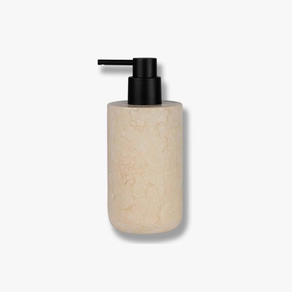 Soap dispenser made from marble from Mette Ditmer.