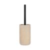 Toilet brush made from marble and black laquered steel from Mette Ditmer.