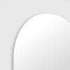 MIDDLE OF NOWHERE Miller Oval Mirror, White, 60x75cm