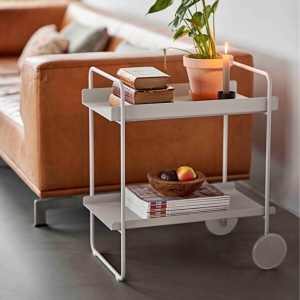 ZONE DENMARK A-Collection Cocktail Trolley, Warm Grey