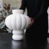 LOUISE ROE Ceramic Balloon Vase 02, Raw White