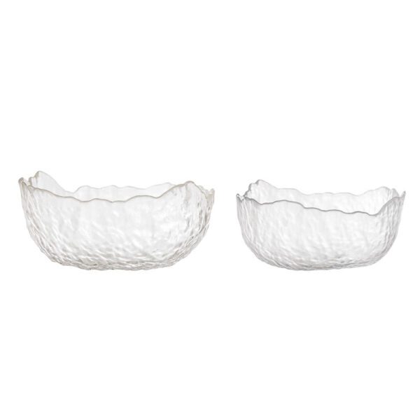 A packshot of Hewan classic bowls set of 2 made from glass.