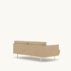 PRE-ORDER | MUUTO Outline Sofa, 2-Seater, Polished Aluminum/Ecriture 240