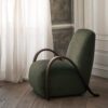 The Buur Lounge Chair in Rich Velvet pine is a statement piece in any room.