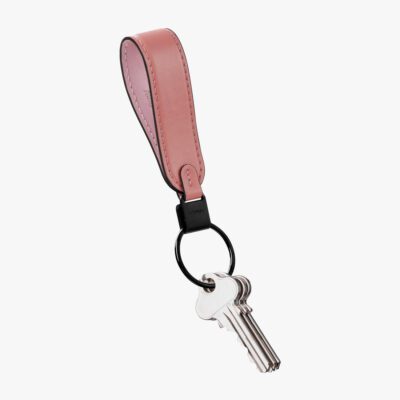 A packshot of Loop keychain in cotton candy with a quick-snap lock system.