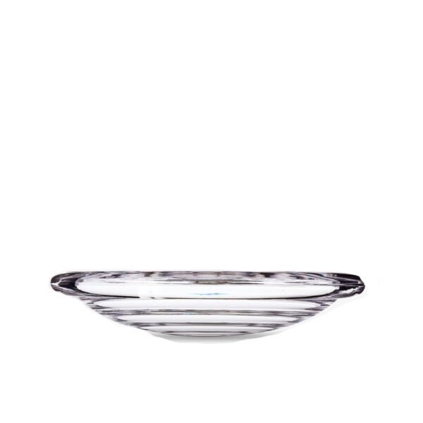 Decorative hand-made glass Press medium bowl by Tom Dixon.