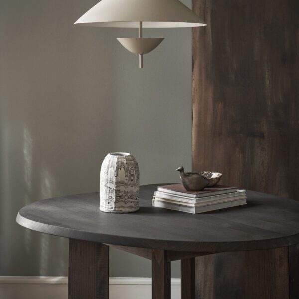 PRE-ORDER | ferm LIVING Contour Dining Table, Dark Stained Beech, 115cm