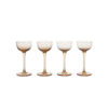 ferm LIVING Host Liqueur Glasses, Blush (Set of 4)