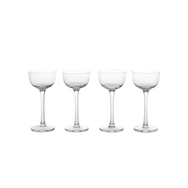 ferm LIVING Host Liqueur Glasses, Blush (Set of 4)