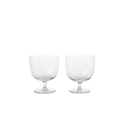 FERM LIVING Host Water Glasses, Clear (Set of 2)