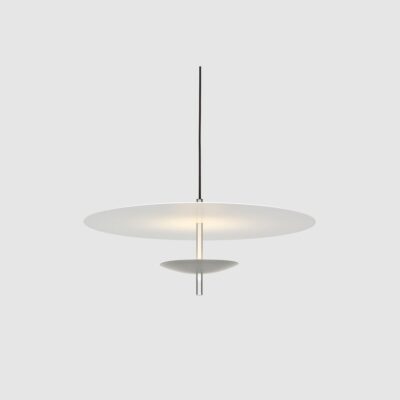 PRE-ORDER | BEN-TOVIM DESIGN Reflector Round Pendant, Brushed Anodised Silver - 2 Sizes