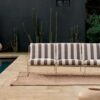PRE-ORDER | ferm LIVING Desert 3-Seater Sofa, Cashmere/Chocolate Stripe
