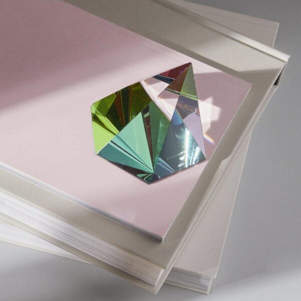 FUNDAMENTAL BERLIN Regenbogen Crystal Paperweight