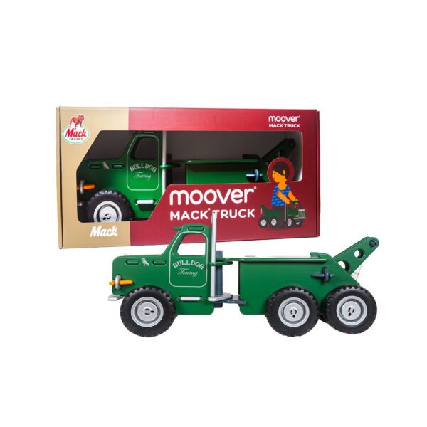 Sturdy ride-on Mack truck in a box is great for kids gift ideas.