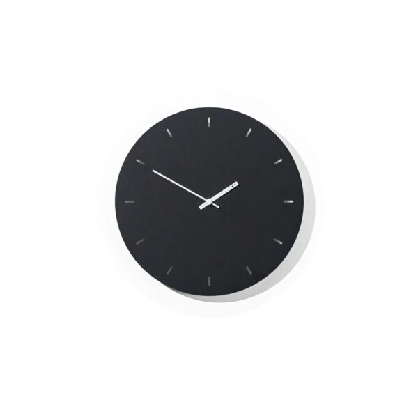 TOO DESIGNS Minimal Clock, Black, Ø 25 cm