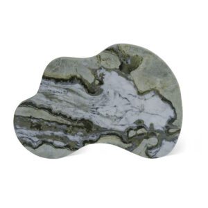 A packshot of Oasis serving tray made from natural jade marble by Black Blaze.