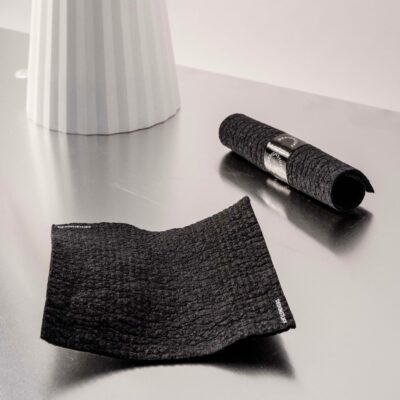 DESIGNSTUFF Compostable Eco Dishcloth, Black (Pack of 2)