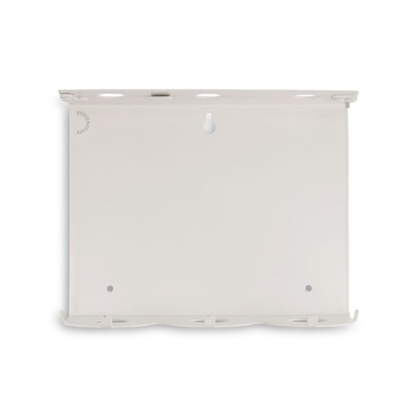 DESIGNSTUFF Lockable Soap Dispenser Holder, Triple 500ml, White