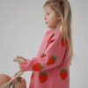 KONGES SLØJD Kids Doll Stroller/Pram, Cherry Blush