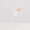 MAISON BALZAC Le Twist Cocktail Glass, Clear/Opaque Yellow