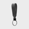 ORBITKEY Loop Keychain, Leather, Black