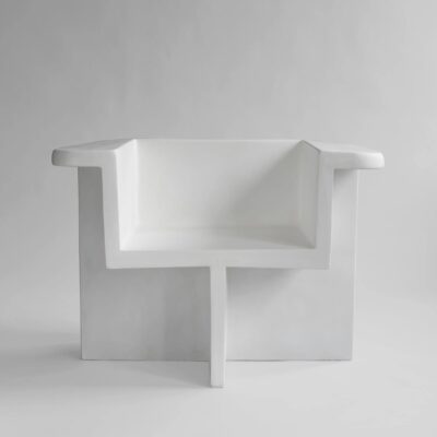 PRE-ORDER | 101 COPENHAGEN Brutus Lounge Chair, Bone White