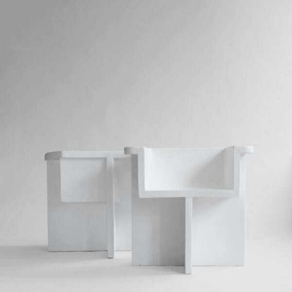 PRE-ORDER | 101 COPENHAGEN Brutus Lounge Chair, Bone White