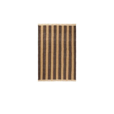 PRE-ORDER | ferm LIVING Ives Rug, Tan/Chocolate - 2 Sizes