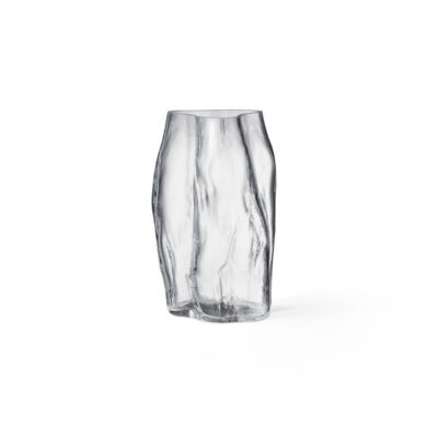 NEW WORKS Blaehr Vase Small, Clear Glass